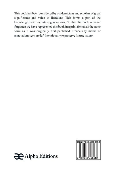 Produktbild: Catalogue Of Plants In The Botanical Garden, Bangalore, And Its Vicinity