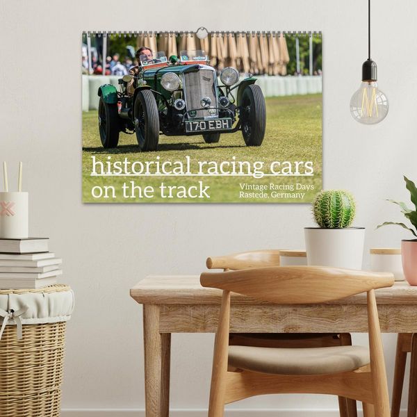 Produktbild: historical racing cars on the track (Wall Calendar 2026 DIN A3 landscape), CALVENDO 12 Month Wall Calendar