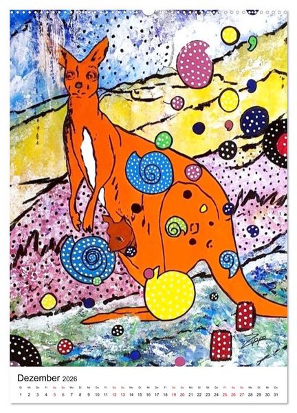 Produktbild: Pop Art Animals - Atelier Zippo (Wandkalender 2026 DIN A2 hoch), CALVENDO Monatskalender