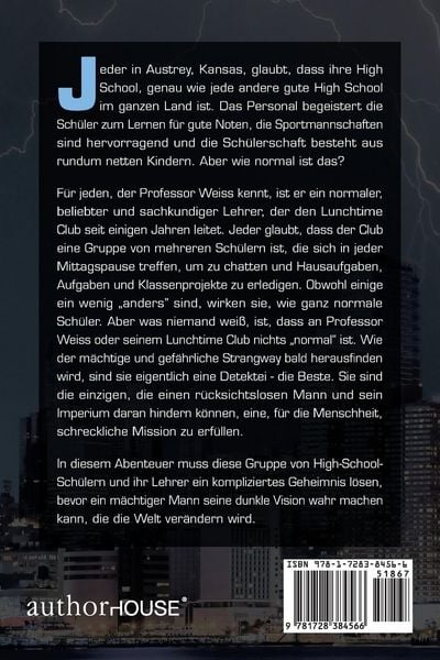 Produktbild: Die Lunchtime Club Detektiv Agentur Und Das Geheimnis Des Strangway Tower
