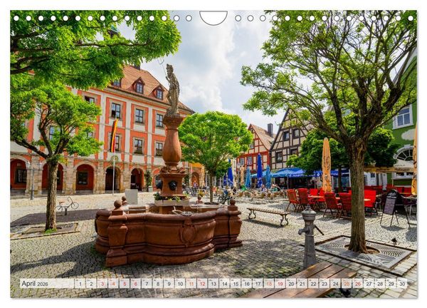 Produktbild: Neustadt an der Aisch Impressionen (Wandkalender 2026 DIN A4 quer), CALVENDO Monatskalender
