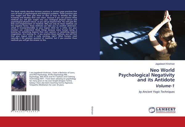 Produktbild: Neo World Psychological Negativity and its Antidote Volume-1