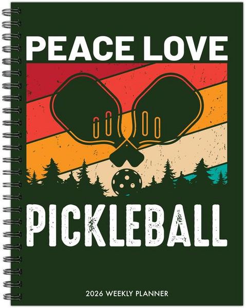 Produktbild: Pickleball 2026 6.5 X 8.5 Weekly Monthly Softcover Planner