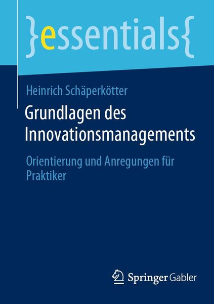 Produktbild: Grundlagen des Innovationsmanagements