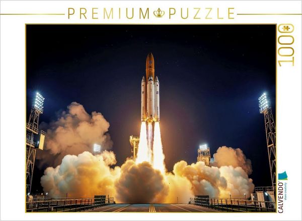 CALVENDO Puzzle Ein Motiv aus dem Kalender Wettrennen ins All | 1000 Teile Lege-Größe 64 × 48 cm Foto-Puzzle für glückliche Stunden