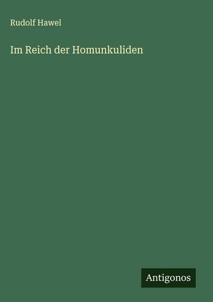 Produktbild: Im Reich der Homunkuliden