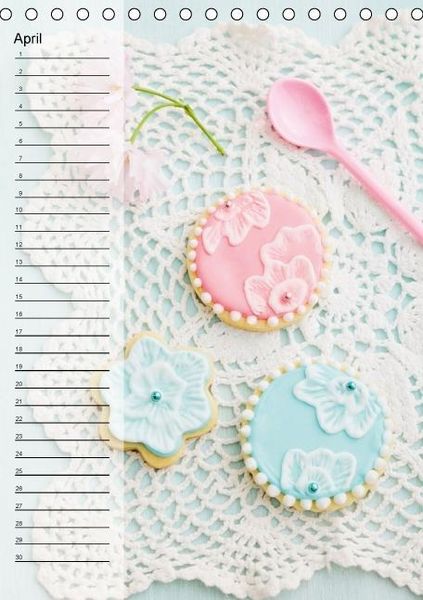 Produktbild: Geb&auml;ck-Couture K&uuml;chenplaner (Tischkalender immerw&auml;hrend DIN A5 hoch)