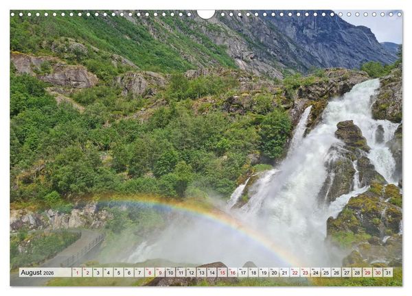 Produktbild: Norwegen erkunden mit dem Wohnmobil (Wandkalender 2026 DIN A3 quer), CALVENDO Monatskalender