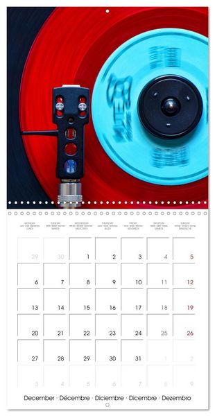 Produktbild: Vinyl in focus (Wall Calendar 2027 12 &times; 12 Inch) CALVENDO 12 Month Wall Calendar