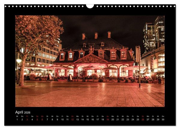 Produktbild: Frankfurt bei Nacht 2026 (Wandkalender 2026 DIN A3 quer), CALVENDO Monatskalender