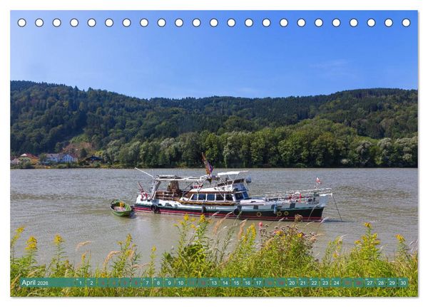 Produktbild: Donauufer im M&uuml;hlviertel (Tischkalender 2026 DIN A5 quer), CALVENDO Monatskalender