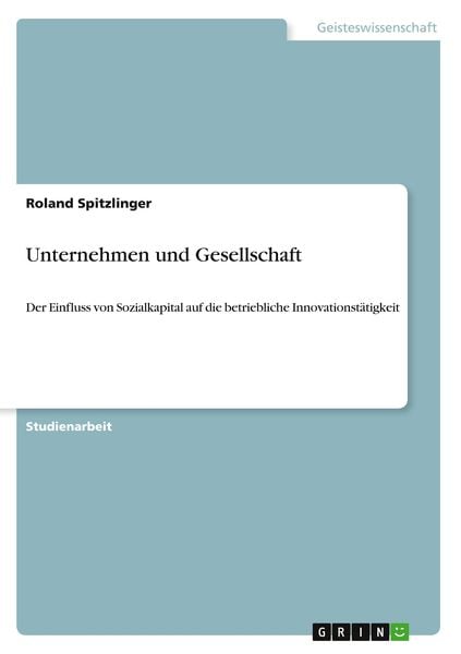 Produktbild: Unternehmen und Gesellschaft