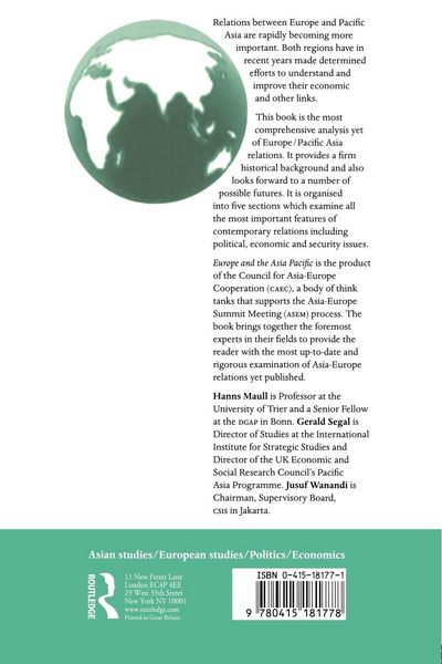 Produktbild: Europe and the Asia-Pacific