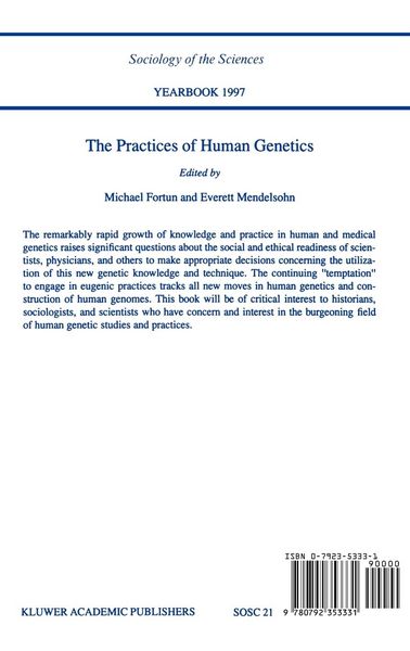 Produktbild: The Practices of Human Genetics