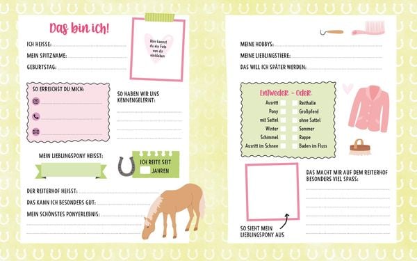 Produktbild: Meine Freunde &ndash; Das Freundebuch von den beliebten Social-Media-Stars Lia und Lea &ndash; # ponylife