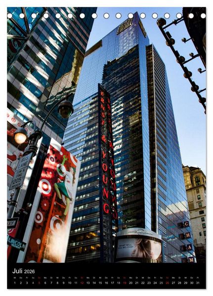 Produktbild: New York - Blickwinkel (Tischkalender 2026 DIN A5 hoch), CALVENDO Monatskalender