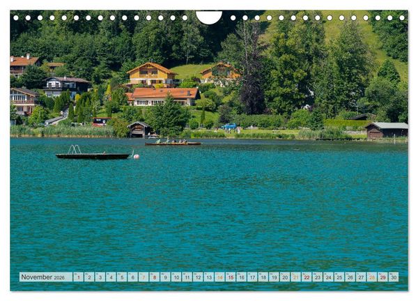 Produktbild: Der Tegernsee - Urlaubsparadies Bayerische Voralpen (Wandkalender 2026 DIN A4 quer), CALVENDO Monatskalender
