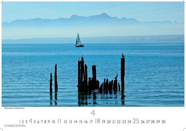 Produktbild: Bodensee Kalender 2027 &ndash; Wandkalender | Fotokalender Deutschland 24x35cm Natur und Kultur rund um den Bodensee &ndash; 12 eindrucksvolle Bilder von Seeidylle, Alpenblick und Uferstimmung