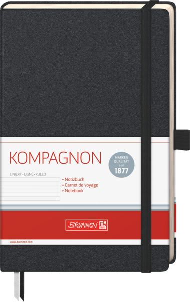 Produktbild: Brunnen Notizbuch A5 lin Kompagnon