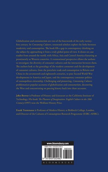 Produktbild: Consuming Cultures, Global Perspectives