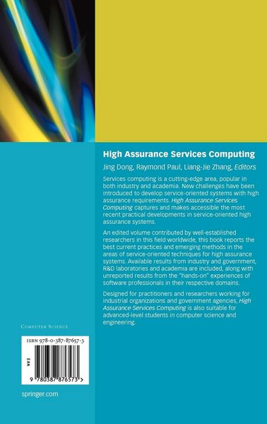 Produktbild: High Assurance Services Computing
