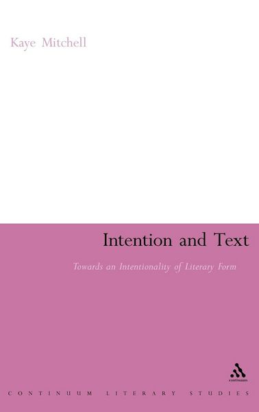 Produktbild: Intention and Text