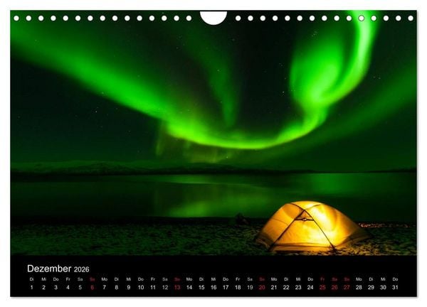Produktbild: Nordlichter (Wandkalender 2026 DIN A4 quer), CALVENDO Monatskalender