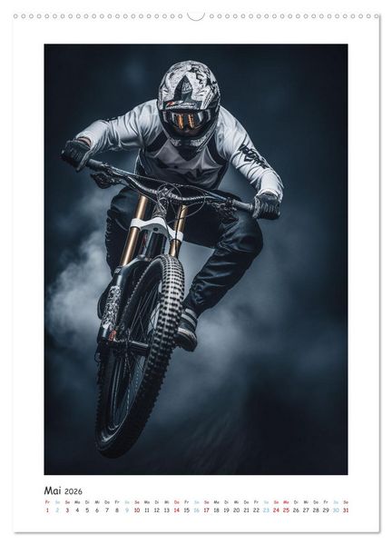 Produktbild: BMX Action (Wandkalender 2026 DIN A2 hoch), CALVENDO Monatskalender
