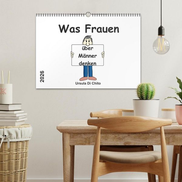 Produktbild: Was Frauen &uuml;ber M&auml;nner denken (Wandkalender 2026 DIN A3 quer), CALVENDO Monatskalender