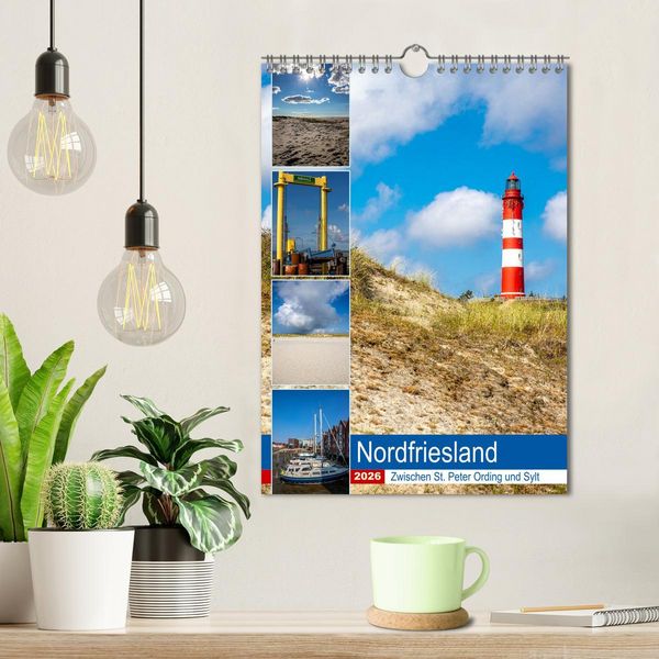 Produktbild: Nordfriesland, Zwischen St. Peter Ording und Sylt (Wandkalender 2026 DIN A4 hoch), CALVENDO Monatskalender