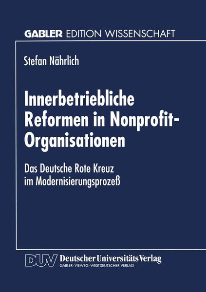 Produktbild: Innerbetriebliche Reformen in Nonprofit-Organisationen