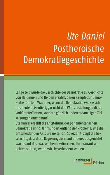 Produktbild: Postheroische Demokratiegeschichte