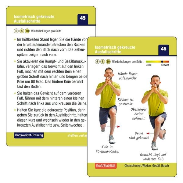 Produktbild: Trainingskarten Bodyweight-Training