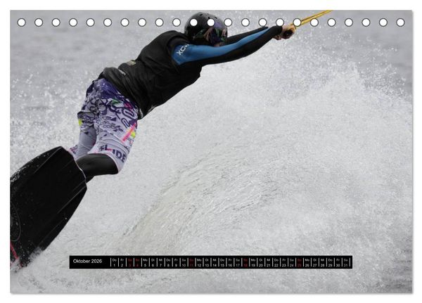 Produktbild: Wakeboarding (Tischkalender 2026 DIN A5 quer), CALVENDO Monatskalender