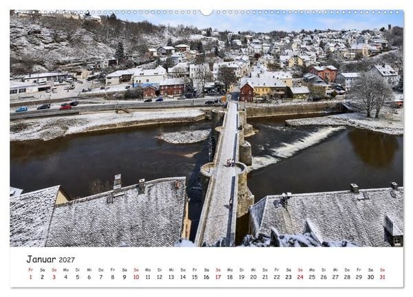 Produktbild: Runkel - Idylle an der Lahn (hochwertiger Premium Wandkalender 2027 DIN A2 quer), Kunstdruck in Hochglanz