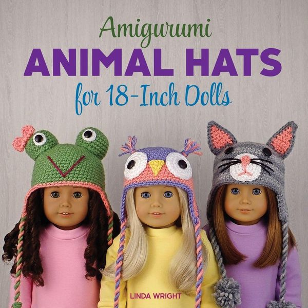 Produktbild: Amigurumi Animal Hats for 18-Inch Dolls