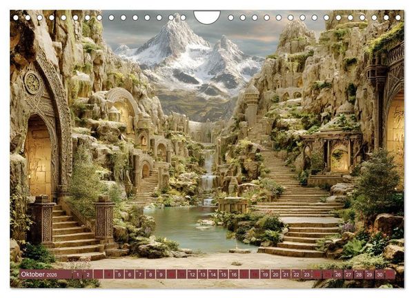 Produktbild: Die Kunst des Verirrens (Wandkalender 2026 DIN A4 quer), CALVENDO Monatskalender
