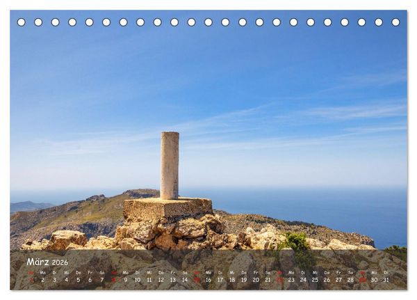 Produktbild: Bergparadies Mallorca (Tischkalender 2026 DIN A5 quer), CALVENDO Monatskalender