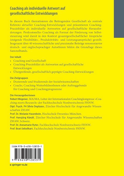 Produktbild: Coaching als individuelle Antwort auf gesellschaftliche Entwicklungen
