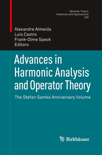Produktbild: Advances in Harmonic Analysis and Operator Theory
