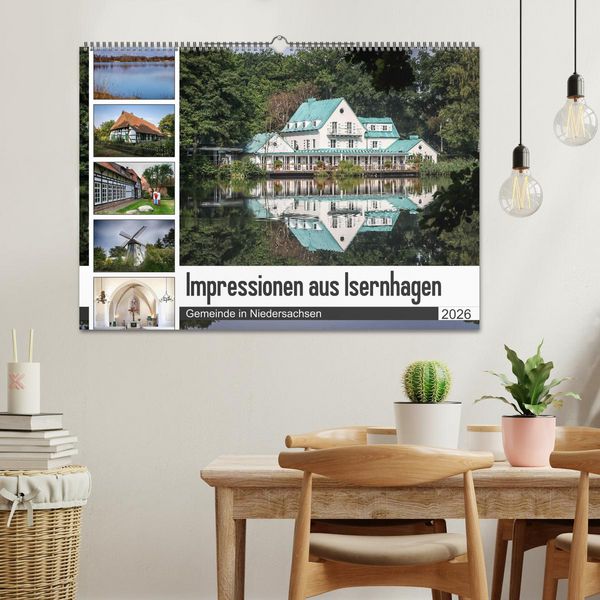 Produktbild: Impressionen aus Isernhagen (Wandkalender 2026 DIN A2 quer), CALVENDO Monatskalender