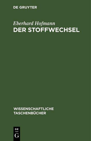 Produktbild: Der Stoffwechsel