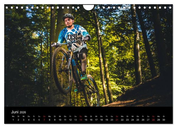 Produktbild: Mountainbike Action (Wandkalender 2026 DIN A4 quer), CALVENDO Monatskalender