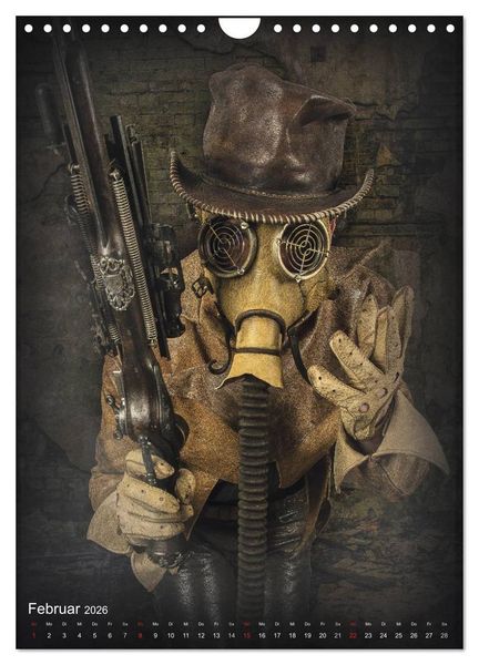 Produktbild: Steampunk Artwork (Wandkalender 2026 DIN A4 hoch), CALVENDO Monatskalender