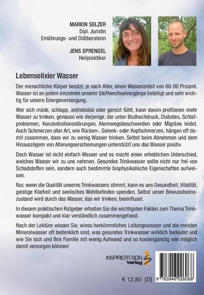 Produktbild: Lebenselixier Wasser: Trink Dich gesund!