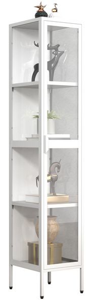 Produktbild: Stahl Glas Vitrine Schaukasten Floka XL
