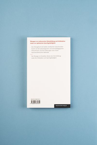 Produktbild: Sprecherzieherisches &Uuml;bungsbuch