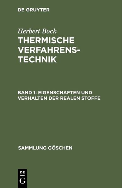 Produktbild: Eigenschaften und Verhalten der realen Stoffe