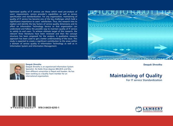 Produktbild: Maintaining of Quality