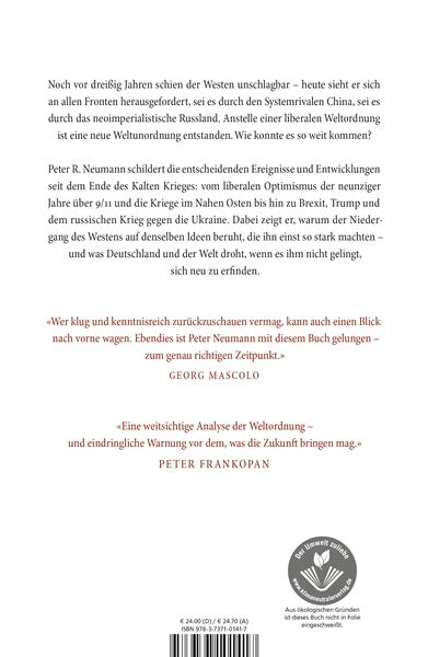 Produktbild: Die neue Weltunordnung